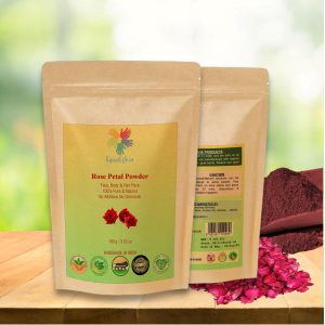 Equal Life-100% Pure Premium Rose Petal Powder-100 Grams-EL3110107