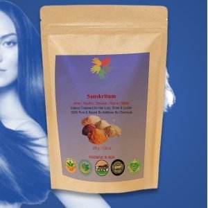 Sanskritum Hair Pack-200 Grams- by Equal Life Pure Herbal-EL1410104