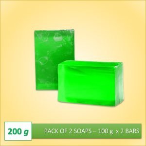 Tea Tree Handmade Herbal Soap-Set of 2 (100 Grams x 2 Soaps)-EL1111102