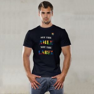 Printed T Shirts-Able Not Label-by ZingerTees-Unisex-EL9120016