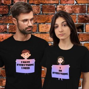 Printed T Shirts-Pack of 2-Everything-Couple Tee-by ZingerTees-EL9120004-5