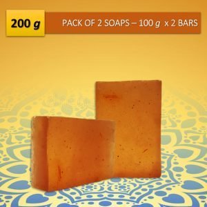 LUXE Ishwara Pavitra Snanam Bar Handmade Herbal Soap-Set of 2 (100 Grams x 2 Soaps)-EL1122206