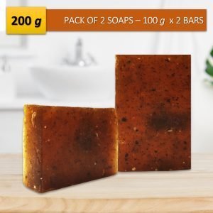 LUXE Neem Alum Spotless Skin Bar Handmade Herbal Soap-Set of 2 (100 Grams x 2 Soaps)-EL1122205