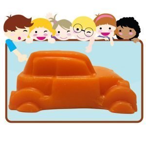 Kids Orange Car Milk Bar Handmade Herbal Soap- 150 Grams (Set of 2)-EL1122223