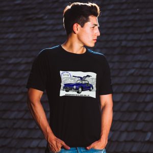 Printed T Shirts-Classic Car-Mercedes SL300 1953-by ZingerTees-Unisex-EL9120038