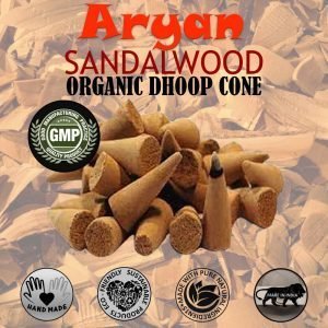 Aryan-Sandalwood-Organic Dhoop Cone-EL6210016