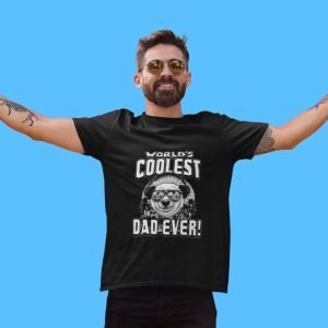 Printed T Shirts-Coolest Dad Ever Design-by ZingerTees-For Men-EL9120070