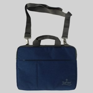 Soflex 15 Inch Denim Laptop Bag with Shoulder Strap-Unisex-LB0001