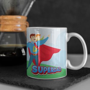 Printed Ceramic Superdad Design-02-by ZingerTees -EL7222118