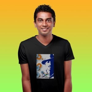 Printed T Shirts-India 75th independence day – Bhagat Singh Tibute-by ZingerTees-Unisex-EL9120071