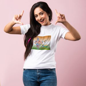 Printed T Shirts-India 75th independence day Celebration-by ZingerTees-Unisex-EL9120073