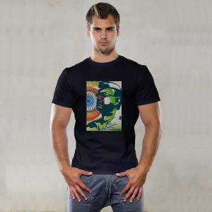 Printed T Shirts-India 75th independence day – Netaji Subhash Chandra Bose Tribute-by ZingerTees-Unisex-EL9120075