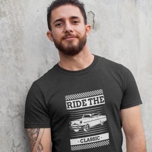 Printed T Shirts-Classic Beauties Vintage Car Club Series – Design No.10-by ZingerTees-Men-EL9120156