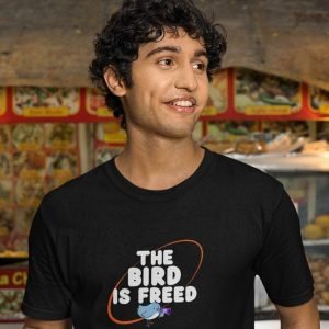 Printed T Shirts-Political Commentry – The Bird is Freed Design-by ZingerTees-Unisex-EL9120115