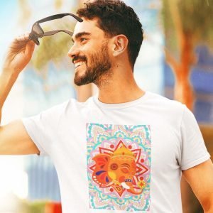 Printed T Shirts-God – Ganesha – 7 – Nandana: Lord Shiva’s Son Mandala Design-by ZingerTees-Unisex-EL9120214