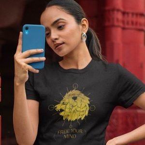 Printed T Shirts-Mandala Design with Inspirational Ancient Indian Vedic Quotes -1-by ZingerTees-Unisex-EL9120192