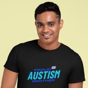 Printed T Shirts-Autism Acceptance Series – Proud Autism Brother Design-by ZingerTees-Men-EL9120244