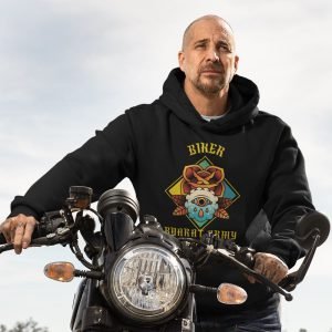 Printed Hoodie-Biker Bharat Army Since Ever Design-by ZingerTees-Unisex-EL9410012