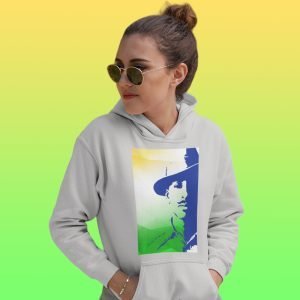 Printed Hoodie-Celebrate India Series – Shaheed Bhagat Singh Tribute Design-by ZingerTees-Unisex-EL9410018