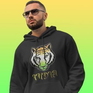 Printed Hoodie-Celebrate India Series – The Royal Bengal Tiger Design-by ZingerTees-Unisex-EL9410021