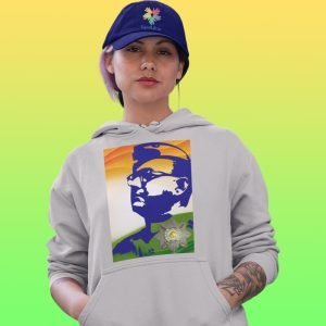 Printed Hoodie-Celebrate India Series – Netaji Subhash Chandra Bose Tribute Design-by ZingerTees-Unisex-EL9410022