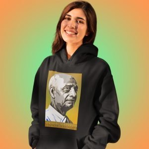 Printed Hoodie-Celebrate India Series – Sardar Patel The Iron Man Who Made Iron India Design-by ZingerTees-Unisex-EL9410026