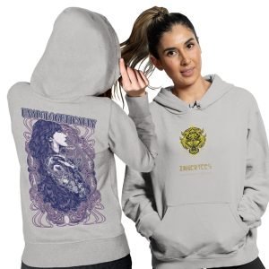 Printed Hoodie-Unapologetically Rebel Design-by ZingerTees-Unisex-EL9410007