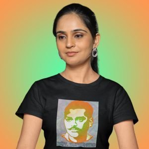 Printed T Shirts-Celebrate India Series – Chandra Shekhar Azad a Real Superhero Design-by ZingerTees-Unisex-EL9120251