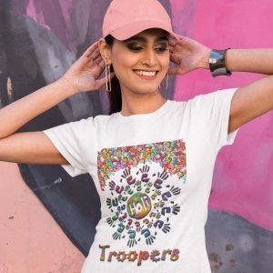 Printed T Shirts-Poly Super Dry Fit – Holi Celebration Series – Holi Troopers Design No.1-by ZingerTees-Unisex-EL9120302