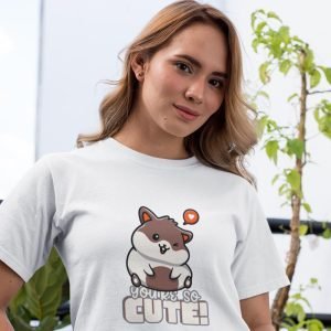 Printed T Shirts-Valentine’s Day – Cute Kitty – You’re So Cute Design-by ZingerTees-Unisex-EL9120278