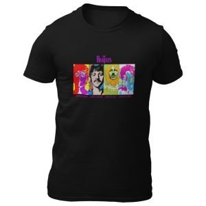 EqualLife Cotton Half Sleeve Chest Print T Shirt-Tribute to The Beatles-Rock Music Legends-9-by ZingerTees-Unisex-EL9120344