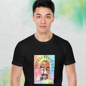 EqualLife Pure Cotton Chest Print T Shirt-Tribute to Bob Marley-Rock Music Legends-10-by ZingerTees-Unisex-EL9120364