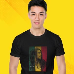 EqualLife Pure Cotton Chest Print T Shirt-Tribute to Bob Marley-Rock Music Legends-2-by ZingerTees-Unisex-EL9120356