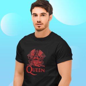 EqualLife Printed T Shirts-Tribute to Queen-Freddie Mercury-Rock Music-Design-1-by ZingerTees-Unisex-EL9120489