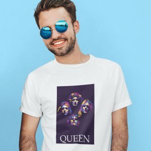 EqualLife Printed T Shirts-Tribute to Queen-Freddie Mercury-Rock Music-Design-7-by ZingerTees-Unisex-EL9120495