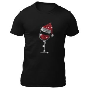 EqualLife Printed T Shirts-Funny Christmas Series – 10 -Diamond Wine Glass Design-by ZingerTees-Unisex-EL9120510