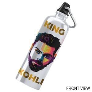 Designer Water Bottle-King Kohli Design-13-By EqualLife -EL7222149