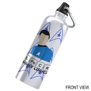 Designer Water Bottle-Spock is Logical Design-18-By EqualLife -EL7222154