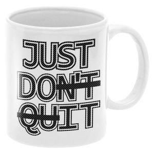 Designer Ceramic Mug-Just Do It Design-By EqualLife -EL7222128 – White