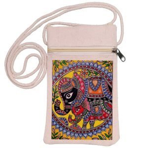 Eco-Friendly Recycled Cotton Canvas Mobile Phone Sling  Bag – Design-22 – EL8220202