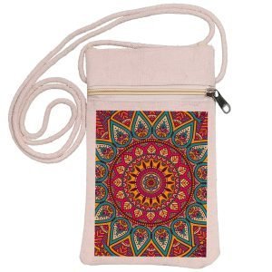 Eco-Friendly Recycled Cotton Canvas Mobile Phone Sling  Bag – Design-27 – EL8220207