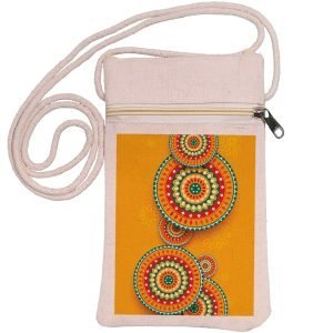 Eco-Friendly Recycled Cotton Canvas Mobile Phone Sling  Bag – Design-3 – EL8220183