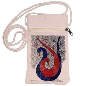 Eco-Friendly Recycled Cotton Canvas Mobile Phone Sling  Bag – Design-51 – EL8220231