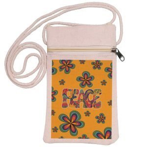 Eco-Friendly Recycled Cotton Canvas Mobile Phone Sling  Bag – Design-57 – EL8220237