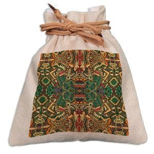 Eco-Friendly Designer Jute Potli Bag – Design-1 – EL8220256