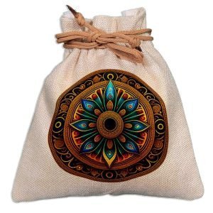 Eco-Friendly Designer Jute Potli Bag – Design-13 – EL8220268