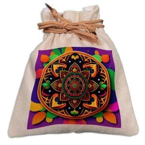 Eco-Friendly Designer Jute Potli Bag – Design-19 – EL8220274