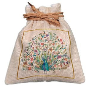 Eco-Friendly Designer Jute Potli Bag – Design-2 – EL8220257