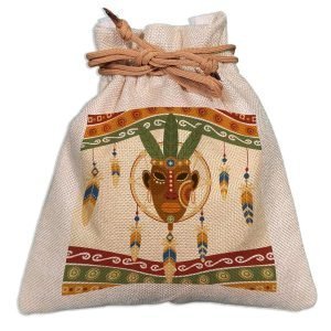 Eco-Friendly Designer Jute Potli Bag – Design-23 – EL8220278