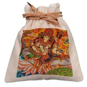 Eco-Friendly Designer Jute Potli Bag – Design-27 – EL8220282